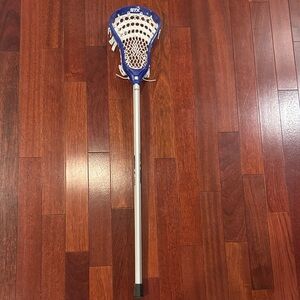 STX Blue Lacrosse Head with White Netting